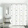 Explosiones Transfronterizas Cortina de Ducha peva Impermeable Resistente al Moho Baño Inodoro Cortina de Partición sin Agujeros Cortina de Puerta