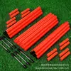 Postes marcadores equipo de entrenamiento de fútbol 1.5m postes marcadores desmontables y conectables postes de obstáculo para entrenamiento de fútbol