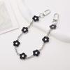 Nova Gota Óleo Ameixa Flor Mão Cadeia diy Diamante-incrustado Lv Cadeia Amor Pingente Drop-resistente Telefone Móvel Caso Pendurado Decoração Cordão Cadeia