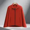 Vestuário de Trabalho Antiestático Roupas para Montanhismo ao Ar Livre Jaqueta à Prova de Vento com Gola Alta Feminina Jaqueta Fina Impermeável Masculina Personalização