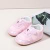 Sapatos novos de cor sólida para bebês, masculinos e femininos, sapatos casuais de primavera e outono, sola de borracha, salto costurado à mão, sapatos antiderrapantes BXC4231