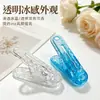 Clips Transparentes al por Mayor para Uso Doméstico, Resistentes al Viento Fuerte y Antideslizantes, Clips Multifuncionales de Plástico Acrílico Cristalino sin Rastro