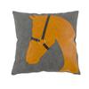 Funda de Almohada con Forma de Cabeza de Caballo Estilo Ins de Lujo Accesible Europeo y Americano Funda de Cojín Creativo para Sofá Habitación de Modelo Cojín de Hotel Cojín Lumbar para Coche