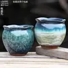 Maceta Creativa de Cerámica para Suculentas de Balcón Hogareño, Maceta Grande de Arcilla para Pothos, Orquídea, Planta Verde, Maceta de Diámetro Grande