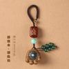 Sandalwood DIY Criativo Escultura em Madeira Cute Cure Cute Claw Mantra de Seis Caracteres Transferência Cat Claw Pingente de Chave de Celular