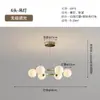 Lustre para Sala de Estar Minimalista Italiano Arte Criativa Anel Lâmpada Atmosférica Preta Vidro de Alto Padrão Feijão Mágico Lâmpada de Hall