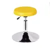 Taburete de plástico engrosado con altura ajustable y función giratoria, taburete redondo para escuela y laboratorio, taburete para estudiantes con ruedas, silla de bar de patas altas