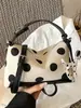 Bolso Nuevo de Lunares de Moda Verano 2026, Bolso Cruzado de Moda de Contraste de Color de Alto Valor, Bolso de Mano Casual Exquisito
