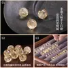 Cuentas Sueltas Amarillas Naturales Grado A para Manualidades DIY, Pulseras y Accesorios de Joyería, Venta al por Mayor de Cuentas Redondas de Cristal Amarillo Natural
