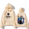 Suéter Estampado StrayCat StrayGame Sudadera con Capucha Código Europeo Transfronterizo para Hombre y Mujer