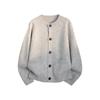 Suéter Chaqueta Cardigan de Punto para Hombre Estilo Perezoso Retro Japonés Cuello Redondo Nuevo Invierno 2025