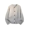 Suéter Simple de Moda para Hombre Ropa de Punto Cardigan Liso Chaqueta Tendencia Transfronterizo 2025 Invierno Nuevo Top para Hombre
