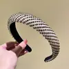Versão Coreana da Nova Tiara de Pérolas com Strass Completo Transfronteiriça, Elegante e Versátil, Tiara de Luxo Leve para Mulheres, Top Craniano Alto com Acessórios de Cabelo de Diamante