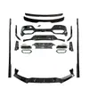 Adecuado para Serie 7 G70 de Bmw Kit Guerrero Negro de Contorno Modificado M760 Labio Delantero y Trasero Faldón Lateral Ala Superior Contorno Pequeño