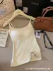 Camisola Básica de Color Sólido Otoño/Invierno de Tela Cepillada con Copas para Mujer, Ajustada, Versátil, Capa Base, Cálida, Top con Más Terciopelo