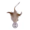 Pelota Hueca para Mascotas Juguete de Pelota Cruzada para Gatos Pelota de Campana Hueca de Dos Colores Juguete de Pelota Resistente a Mordeduras y Caídas