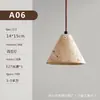 Sala de Té Estilo Japonés, Estilo Wabi-Sabi, Estilo Antiguo, Restaurante Bar Huangdong, Lámpara Colgante, Iluminación Retro de Diseñador en Piedra, Mesa de Comedor