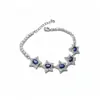 Pulsera de Estrella Hueca con Circonita Super Brillante, Sensación de Lujo Ligero de Alta Gama, Versión Coreana, Estilo Minimalista, Versátil, Elegante Joyería de Moda