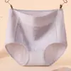 Ropa interior sin costuras de algodón puro de talla grande, de cintura alta, control de abdomen, que se ajusta a las caderas, para madres de mediana edad y mayores, con alta elasticidad y cintura no restrictiva, tela que levanta los glúteos