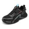 Nuevos Zapatos Deportivos Casuales para Correr para Hombres Estudiantes de Primavera y Verano, Transpirables, con Hebilla Giratoria, Sin Cordones, Zapatos para Correr al Aire Libre para Hombres