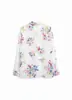 Camisa Estampada Feminina Plus Size Estilo Fresco Manga Longa Solta para Mulheres com Visual Maduro e Elegante - Primavera e Outono 2026
