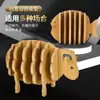 Esterilla Aislante Térmico de Animales de Bambú Creativa Impermeable a Prueba de Aceite Antideslizante Esterilla Aislante Térmico Esterilla para Tazones Cocina Hogar Anti-quemaduras Esterilla para Sartenes Posavasos