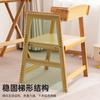 Cadeira de Bambu para Lazer Estilo Simples, Resistente e Espessa com Encosto Ajustável, Cadeira de Jantar com Altura Ajustável, Banqueta Doméstica Famosa na Internet