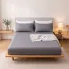 Capa de cama de cor sólida, amigável à pele, para colchão Simmons, capa protetora contra poeira, cama simples e dupla, Taiwan, atacado