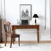 Luz de Escritorio de Madera Maciza Estilo Moderno Simple Americano Lujo para el Hogar Escritorio de Escritura Escritorio de Dormitorio Escritorio de Estudio Escritorio de Computadora