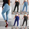 Amazon Europeo y Americano deseo moda ajuste ceñido elástico jeans leggings para mujer fábrica de jeans suministro primario talla súper grande
