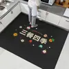 Alfombra de Barro de Diatomeas de Color Sólido con Texto Decoración de Cocina Alfombrilla de Área Grande para Todo el Suelo Alfombrilla Absorbente de Agua y Aceite Lista para la Venta