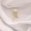 Broche de Laço Coração Simples para Mulheres, Corsage de Luxo, Alfinete Anti-Exposição para Gola Feminina, Alfinete de Cardigã, Acessório de Roupa
