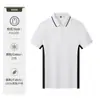 Nova Camisa Polo Combinação de Cores Verão Roupa de Trabalho Gola Lapela Manga Curta Masculina e Feminina Camiseta Casual Anti-UV 7A Antibacteriana Atacado