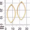 Acero Inoxidable Grande Electrochapado al Vacío Dorado Borde Geométrico Calado Trébol de Cuatro Hojas Símbolo del Infinito Accesorios para Joyería DIY
