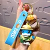 Chaveiro Pingente Boneco Pato Amarelo B.Duck Autêntico Fofo Tendência Figura Chaveiro Pingente de Bolsa Pequeno Presente