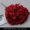 Flores artificiales rojas decoración de escena de boda ramo de flores falsas rosas hortensias flores de boda flores artificiales venta al por mayor
