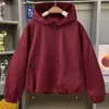 Jaqueta Casaco com Capuz Feminina Versátil Tendência Casual Solta Moda Nova Primavera Outono 2026