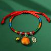 Pulseira Colorida de Corda Tecida à Mão para o Festival do Barco-Dragão Zongzi Pulseira Nova Étnica Chinesa Corda Vermelha Adulto Crianças Cor
