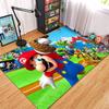 Alfombra de dibujos animados de Mario, alfombra decorativa para dormitorio, área grande, juego inteligente, alfombra de piso completa, venta al por mayor