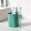 Conjunto Simples de Copos de Lavar Domésticos para Casal, Copo para Enxaguar a Boca, Copo para Escova de Dentes, Copo Criativo para Dentes, Copo de Lavar para Banheiro, Copo para Escova de Dentes