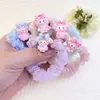 Accesorios para el Cabello con Perlas y Purpurina Fina para Niñas, Gomas de Pelo Coloridas Dopamina que No Dañan el Cabello, Diademas Infantiles al por Mayor