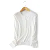 Cárdigan de punto de cuello redondo de un solo botón para mujer, adecuado para primavera y otoño, suave y simple, fino, corte holgado, adelgazante, adecuado para ir al trabajo y como capa exterior.