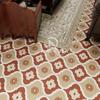 Azufaifo rojo azulejos retro 300x 300 medieval Ji feng casa de huéspedes restaurante azulejos de piso antideslizantes de cerámica completa azulejos de balcón