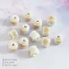 Jingdezhen Joyería Accesorios Cerámica de Alta Temperatura Cuentas Estrella Concha Cuentas Sueltas Pulsera Ropa Accesorios Cuentas Material DIY