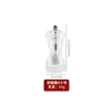 Botella de condimento para pimienta de fábrica con molinillo manual de grosor ajustable, utensilio de cocina transparente de acero inoxidable en stock
