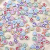 Kit de Material para Acessórios de Joias, Pulseira, Colar, Contas Planas de Acrílico Estrela e Lua 7X4mm DIY