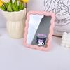 Espelho de Mesa Cartoon Colorido Doce Estilo Ins Kuromi Espelho de Maquiagem para Dormitório de Estudante Espelho de Mesa Fofo de Parede/Mesa de Um Lado