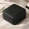 Elegante Joyero de Capas, Portátil, Compacto, Caja de Almacenamiento de Joyas para Viaje Anti-Oxidación, Joyero de Cuero para Anillos y Pendientes
