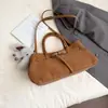 Bolso Bandolera Mate Retro 2025 Nuevo Bolso de Mujer Versátil Bolso de Hombro Moda Bolso de Mano para el Trabajo Bolso de Axila