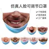 Decoración Transfronteriza Año Nuevo Mismo Estilo Douyin Mascarilla Facial Simulada Mascarilla de Tela Colgante para Orejas Mascarilla con Expresión Divertida